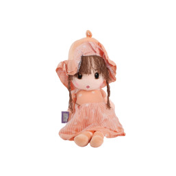 80 cm. Soft Rag Doll - Peach