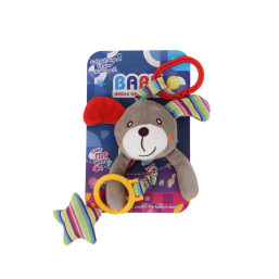Hanging Soft Baby Rattle - Moose