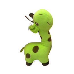Plush Giraffe - Green - 10"