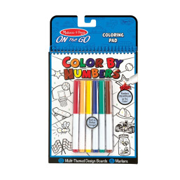 Melissa & Doug - On The Go - Color By Numbers - Coloring Pad