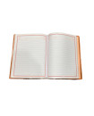 Notebook with Transparent PVC Cover, 9x7, 100L - Blue
