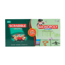2 in 1 Monopoly And Scrabble