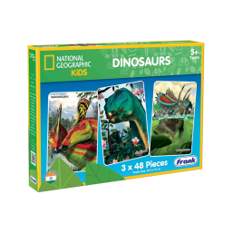 Frank - 3 in 1 National Geographic Dinosaurs Jigsaw Puzzle