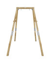 Dynamic Sports - Growing Giraffe Wooden Swing Set