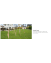 Dynamic Sports - Growing Giraffe Wooden Swing Set