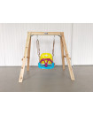 Dynamic Sports - Growing Giraffe Wooden Swing Set