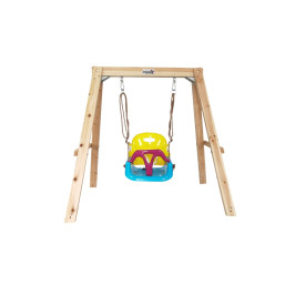 Dynamic Sports - Growing Giraffe Wooden Swing Set