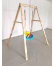 Dynamic Sports - Growing Giraffe Wooden Swing Set