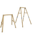 Dynamic Sports - Growing Giraffe Wooden Swing Set