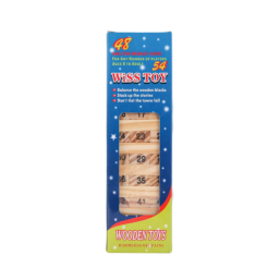 Wooden Jenga Wiss Toy Stacking Blocks