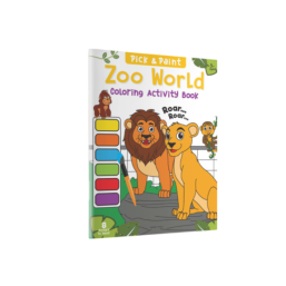 Pick and Paint Coloring Activity Book - Zoo World