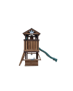 Mountpeak - Elbrus Swing Set and Playhouse with Wooden Roof