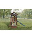 Mountpeak - Elbrus Swing Set and Playhouse with Wooden Roof