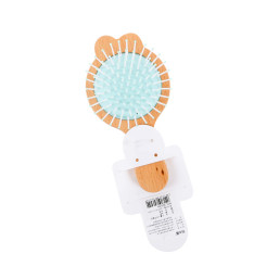 Hair Comb Wooden -Blue
