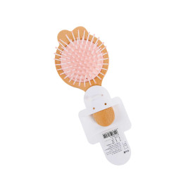Hair Comb Wooden -Pink