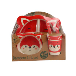 Bamboo Kid Picnic Set - Squirrel