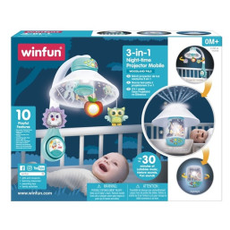 Winfun - 3-in-1 Night-time Projector Mobile