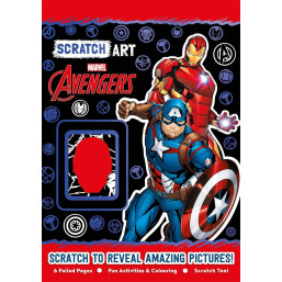Marvel Avengers - Scratch Art Book