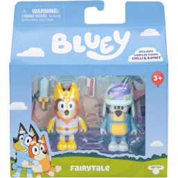 Bluey - Figure 2-Pack - Chilli & Bandit