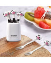 Fruit Fork - Cartoon Stainless Steel  6 Pcs Set