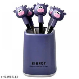 Fruit Fork - Cartoon Stainless Steel  6 Pcs Set
