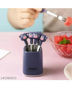 Fruit Fork - Cartoon Stainless Steel  6 Pcs Set