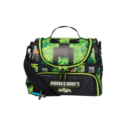 Smiggle - Minecraft Double Pocket Lunch bag With Strap