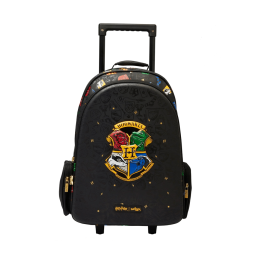 Smiggle - Harry Potter Lighted Wheeled 18 Inch Trolley Backpack