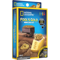 National Geographic - Carded Fools Gold Mini Dig Kit