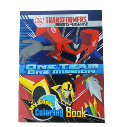 Transformers Robots in Disguise My Copy Colouring Book