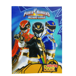 Power Rangers Megaforce My Best Games & Colouring Book