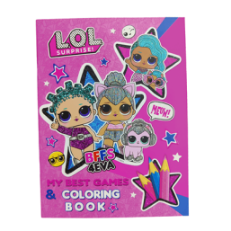 Lol Surprise My Best Games Colouring Book