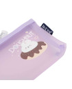 Cartoon Mesh Pen Bag-Purple