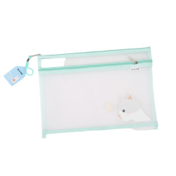 Cartoon Web Sand File Bag -Green