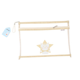 Cartoon Web Sand File Bag -Yellow