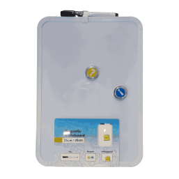 Magnetic Whiteboard 30x40cm- White Frame 