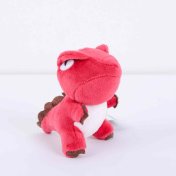 10cm. Plush Dinosaur - Red