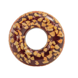 Intex - Inflatable Nutty Chocolate Donut Tube