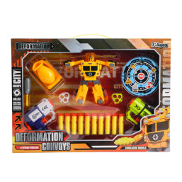 Transformer Truck With Soft Bullet Gun