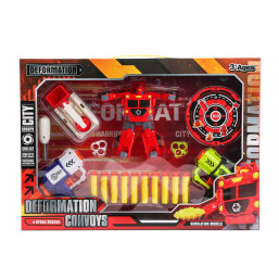 Transformer Truck With Soft Bullet Gun