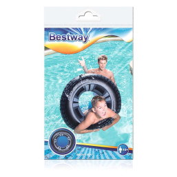 Bestway - Swimming Ring Car Tire, 91cm
