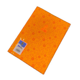 Transparent PVC Cover A4 Notebook S/L 100L - Orange