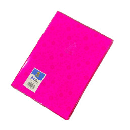 Transparent PVC Cover A4 Notebook S/L 100L - Pink