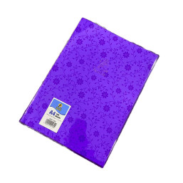 Transparent PVC Cover A4 Notebook S/L 100L - Purple