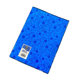 Transparent PVC Cover A4 Notebook S/L 100L - Blue