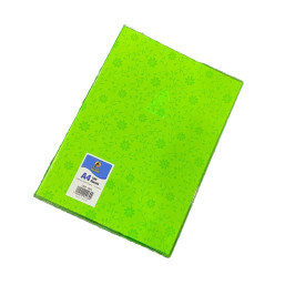 Transparent PVC Cover A4 Notebook S/L 100L - Green