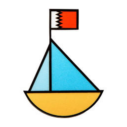 T-Shirt Pin - Bahrain Dhow