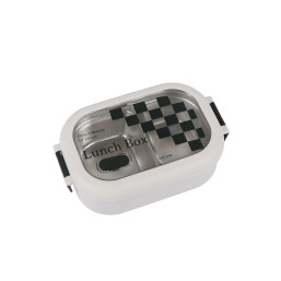 Stainless Lunch Box - White