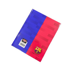 Sports Hard Cover Notebook Single Line 100L - FCBarcelona