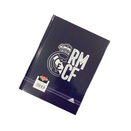 Sports Hard Cover Notebook Single Line 100L - Real Madrid